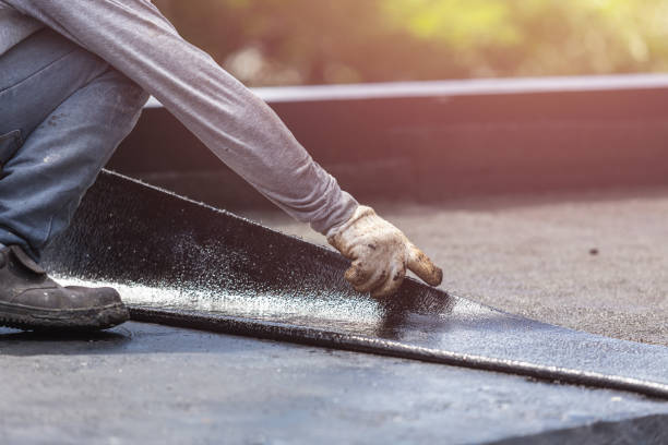 Professional Basement Waterproofing technician working in Union City, MI